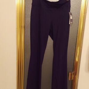 Eileen Fisher Deep Purple Flare Pants